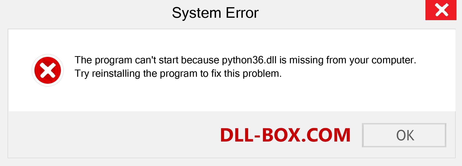  python36.dll file is missing?. Download for Windows 7, 8, 10 - Fix  python36 dll Missing Error on Windows, photos, images